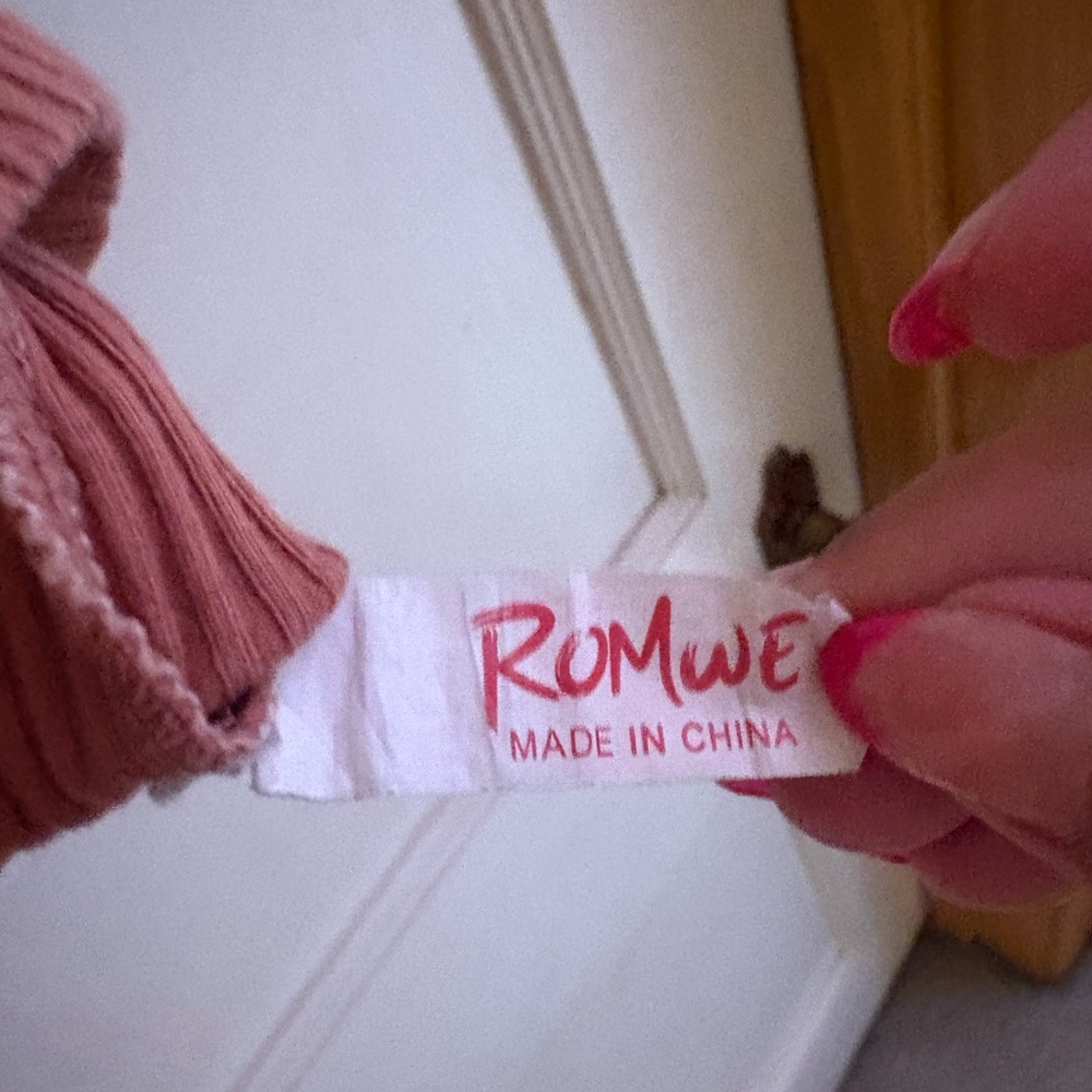 ROMWE Ribbed Tank Top - Warm Brown - Picture 3 of 4